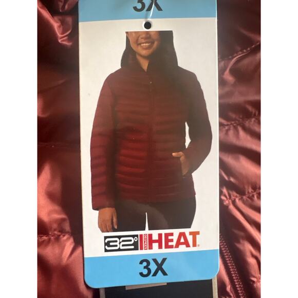 32 Degree Womens Red Apple Spice Heat Jacket 3X - Picture 3 of 5